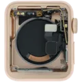 Housing Assembly Compatible For Watch Series 3 (38MM) (Used OEM Pull: Grade A) (Cellular Version) (Aluminum / Rose Gold)