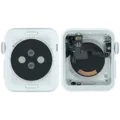 Housing Assembly Compatible For Watch Series 3 (38MM) (Used OEM Pull: Grade A) (GPS Version) (Aluminum / Silver)