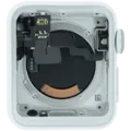 Housing Assembly Compatible For Watch Series 3 (38MM) (Used OEM Pull: Grade A) (GPS Version) (Aluminum / Silver)