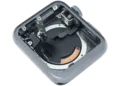 Housing Assembly Compatible For Watch Series 3 (38MM) (Used OEM Pull: Grade A) (GPS Version) (Aluminum / Space Black)