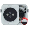 Housing Assembly Compatible For Watch Series 3 (42MM) (Used OEM Pull: Grade A) (GPS Version) (Aluminum / Silver)