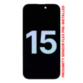 OLED Assembly With Proximity Sensor Flex Pre-Installed For iPhone 15 (Service Pack)