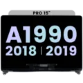 Complete LCD Display Assembly For MacBook Pro 15" A1990 (2018-2019) (Genuine OEM) (Silver)
