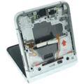 Inner OLED Assembly With Frame Compatible For Samsung Galaxy Z Flip 3 5G (F711) (Service Pack) (Silver) (Bespoke)