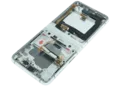 Inner OLED Assembly With Frame Compatible For Samsung Galaxy Z Flip 3 5G (F711) (Service Pack) (Silver) (Bespoke)