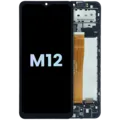 OLED Assembly With Frame Compatible For Samsung Galaxy M12 (M127) (Service Pack) (All Colors)