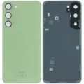 Back Cover Glass With Camera Lens Compatible For Samsung Galaxy S23 Plus (S916B) (Service Pack) (Lime)
