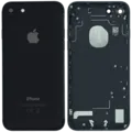 Back Housing For iPhone 7 ( Used OEM Pull: Grade C) (Jet Black)