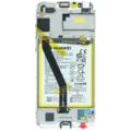 OLED Assembly With Frame For Huawei Y6 2018 (ATU-L21) (Huawei Genuine) (White)