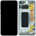 OLED Assembly With Frame For Samsung Galaxy S10E (Service Pack) (Silver)