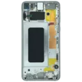 OLED Assembly With Frame For Samsung Galaxy S10E (Service Pack) (Silver)
