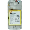 LCD Assembly With Frame For Huawei G8 RIO-L01 (Huawei Genuine) (White)
