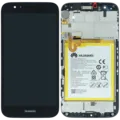 LCD Assembly With Frame For Huawei G8 RIO-L01 (Huawei Genuine) (Black)