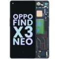 OLED Assembly With Frame For OPPO Find X3 Neo (Genuine) (Black)