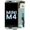 LCD Assembly With Frame For HTC One Mini M4 (Genuine) (Silver)