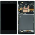 LCD Assembly With Frame For Nokia Lumia 830 RM-985 (Genuine) (Black)