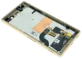 LCD Assembly With Frame For Sony Xperia M5 E5603 (Genuine) (Gold)