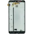 LCD Assembly With Frame For Microsoft Lumia 640XL RM-1062 (Genuine) (Black)