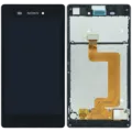 LCD Assembly With Frame For Sony Xperia T3 D5103 (Genuine) (Black)