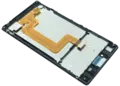 LCD Assembly With Frame For Sony Xperia T3 D5103 (Genuine) (Black)