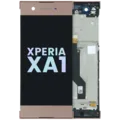LCD Assembly With Frame For Sony Xperia XA1 (Genuine) (Rose gold)
