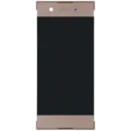 LCD Assembly With Frame For Sony Xperia XA1 (Genuine) (Rose gold)