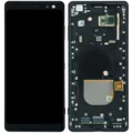 OLED Assembly With Frame For Sony Xperia XZ3 (Genuine) (Black)