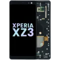 OLED Assembly With Frame For Sony Xperia XZ3 (Genuine) (Black)