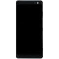 OLED Assembly With Frame For Sony Xperia XZ3 (Genuine) (Black)