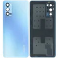 Back Cover Glass With Camera Lens For Oppo Reno 4 5G (Genuine) (Blue)
