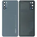 Back Cover Glass With Camera Lens For Oppo Reno 4 5G (Genuine) (Black)