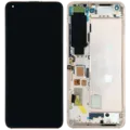 OLED Assembly With Frame For Xiaomi Mi 10 Pro (Genuine) (White)