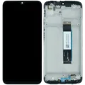 LCD Assembly With Frame Compatible For Xiaomi Poco M3 (Genuine) (Black)