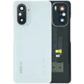 Back Cover Glass With Camera Lens For Xiaomi Poco F3 (Genuine) (White)