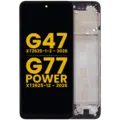 LCD Assembly With Frame For Motorola Moto G47 (XT2625-1-2 / 2026) / G77 Power (XT2625-12/2026) (Refurbished) (All Colors)