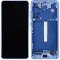 OLED Assembly With Frame For Samsung Galaxy S21 FE 5G (US & International Version) (Aftermarket Plus) (120Hz) (Blue)