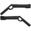 Game Combat Gun For Nintendo Switch 2 Joy-Con Controller (Black)
