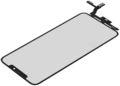 4 in 1 Short Flex (Digitizer Touch With Glass + OCA) For iPhone XS Max (OCA Master)