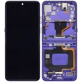 OLED Assembly With Frame For Motorola Razr Ultra 2026 / Razr 70 Ultra (XT2655 / 2026) (Refurbished) (Orient Blue)