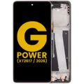 LCD Assembly With Frame For Motorola Moto G Power 5G (XT2617 / 2026) (Refurbished) (Pure Cashmere)