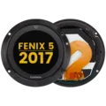LCD Assembly With Frame For Garmin Fenix 5 (2017) (Black) (Premium)