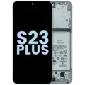 OLED Assembly With Frame For Samsung Galaxy S23 Plus 5G (US & International) (Service Pack) (Lime)