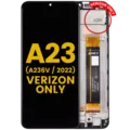 LCD Assembly With Frame For Samsung Galaxy A23 5G (A236V / 2022) (Verizon V Version) (Used OEM Pull: Grade B) (All Colors)