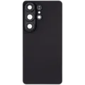 Back Cover Glass With Camera Lens For Samsung Galaxy S26 Ultra (Aftermarket Plus) (Black)