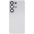 Back Cover Glass With Camera Lens For Samsung Galaxy S26 Ultra (Aftermarket Plus) (White)
