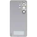 Back Cover Glass With Camera Lens For Samsung Galaxy S26 Ultra (Aftermarket Plus) (White)