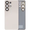 Back Cover Glass With Camera Lens For Samsung Galaxy S26 Ultra (Aftermarket Plus) (Pink Gold)
