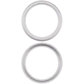 Back Camera Bezel Ring Only For iPhone 16e / 17e (White) (10 Pack)