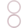 Back Camera Bezel Ring Only For iPhone 17e (Soft Pink) (10 Pack)
