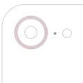 Back Camera Bezel Ring Only For iPhone 17e (Soft Pink) (10 Pack)